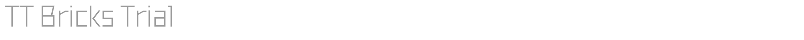 TT Bricks font preview